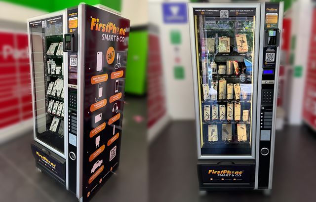 FirstPhone Smart & Go tartozékautomata Budapest Jókai tér