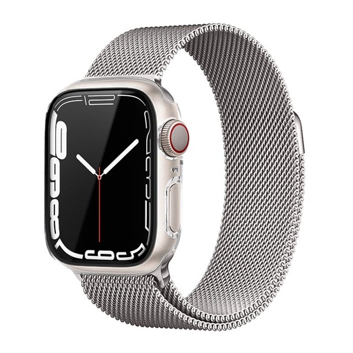 Apple Watch 7/Watch 8 45mm Hoco WS3 Shadow tok beépített üvegfóliával (Átlátszó)