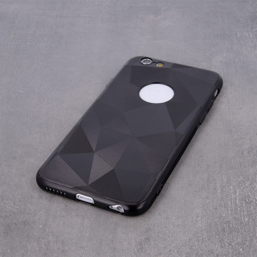 Apple iPhone XS Max geometric matt hátlap tok (Fekete)