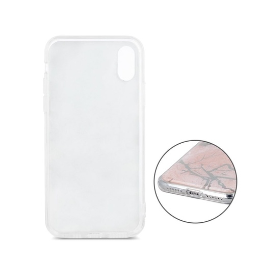 Apple iPhone XR marmur hátlap tok (Pink)