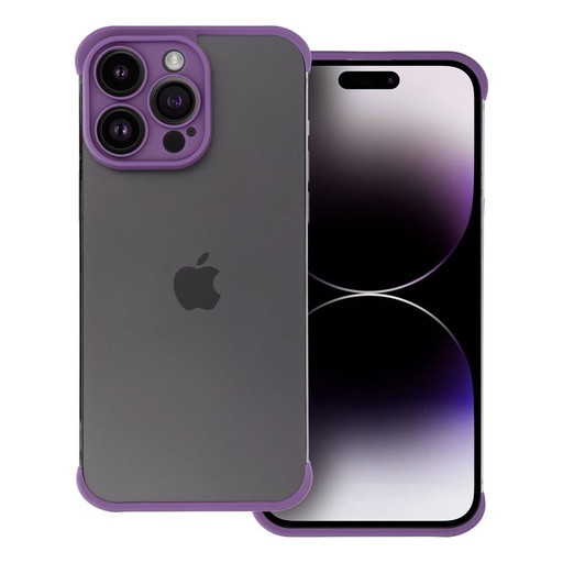 Apple iPhone 12 Pro Max Mini Bumpers tok kameravédelemmel (sötétlila)