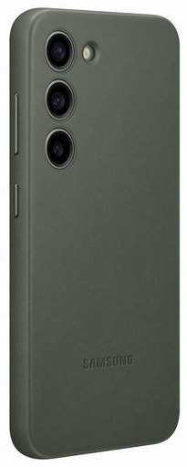 Samsung Galaxy S23 Leather tok (Zöld)
