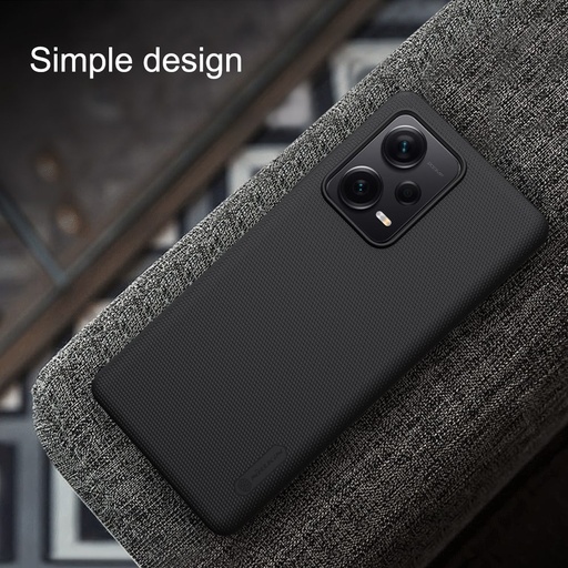 Xiaomi Redmi Note 12 Pro Plus 5G Nillkin Super Frosted shield hátlap tok (Fekete)