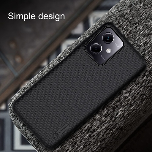 Xiaomi Redmi Note 12 5G / Poco X5 5G Nillkin Super Frosted shield hátlap tok (Fekete)