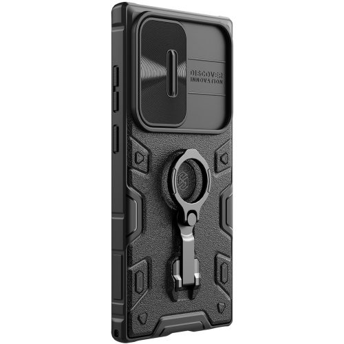 Samsung Galaxy S23 Ultra Nillkin CamShield Armor Pro MagSafe hátlap tok (Fekete)