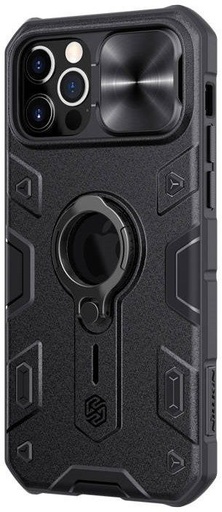 Apple iPhone 12 Pro Max Nillkin CamShield Armor hátlap tok (Fekete)