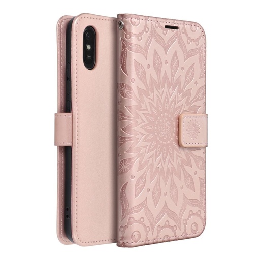 Xiaomi Redmi 9AT / Redmi 9A Forcell MEZZO nyitható tok (Rosegold)
