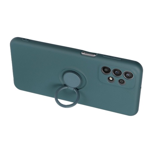 Samsung Galaxy A25 5G silicone ring hátlap tok (Zöld)