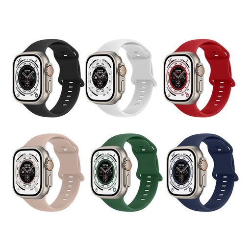 Apple Watch 42mm / Watch 44mm / Watch 45mm / Watch 49mm HOCO WA15 solid szíj szürke