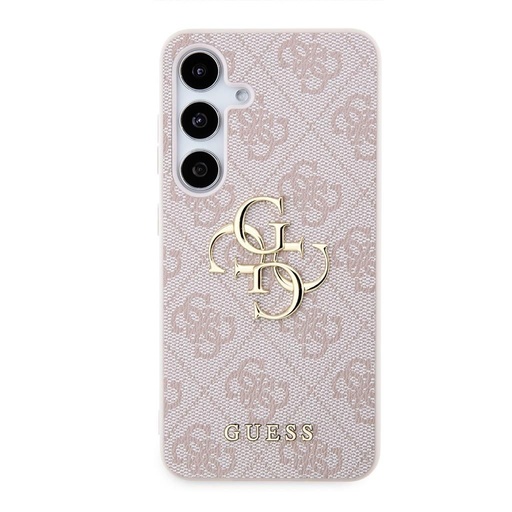 Samsung Galaxy S24 Guess PU 4G Metal Logo tok (Rózsaszín) - GUHCS24S4GMGPI