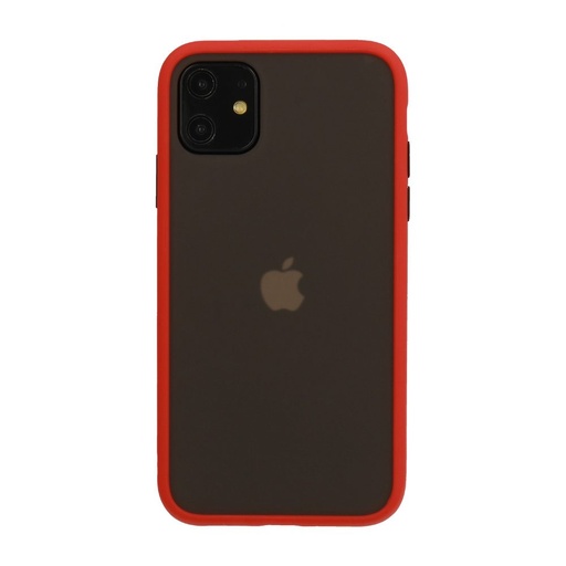 Apple iPhone X / iPhone XS Vennus color button hátlap tok (Piros)