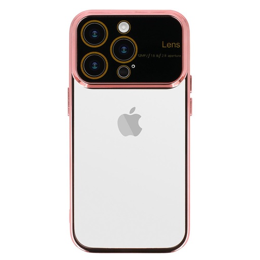 Samsung Galaxy A15 4G / Galaxy A15 5G electro lens kamera sziget védő hátlap tok (Rosegold)