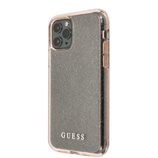 Apple iPhone 11 Pro Max Guess Original Faceplate tok (Rózsaszín) - GUHCN65PCGLPI