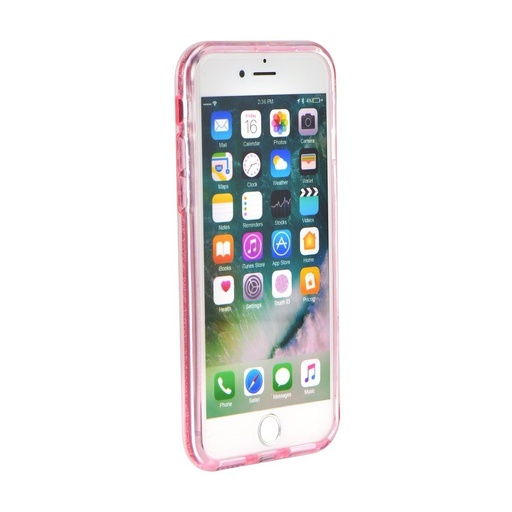Samsung Galaxy A21 shining hátlap tok (Pink)