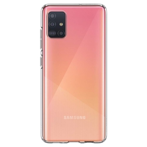 Samsung Galaxy A51 Spigen liquid crystal prémium hátlap tok, (Átlátszó) - ACS00564
