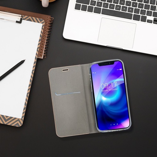 Xiaomi Redmi Note 14 5G Lunca gold notesz tok (Szürke)