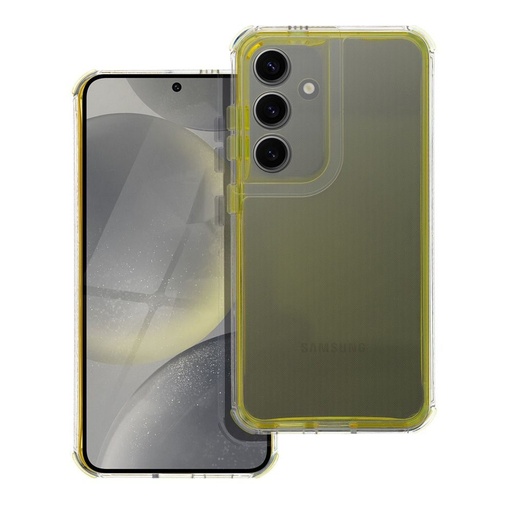 Xiaomi Redmi Note 14 Pro 5G / Redmi Note 14 Pro Plus 5G Matrix Clear szilikon hátlap tok (Sárga)