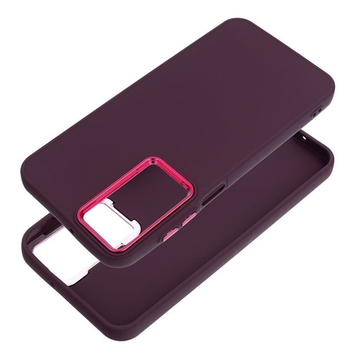 Xiaomi Redmi Note 14 Pro 5G / Redmi Note 14 Pro Plus 5G Frame szilikon hátlap tok (Lila)