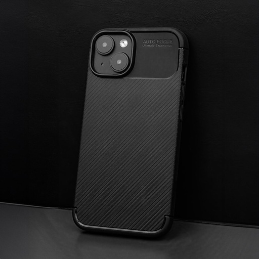 Samsung Galaxy S24FE carbon fiber szilikon hátlap tok (Fekete)