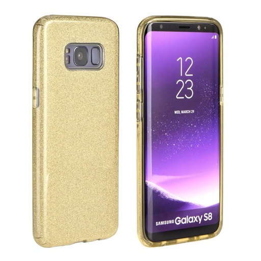 Samsung Galaxy A21s forcell shining hátlap tok (Arany)