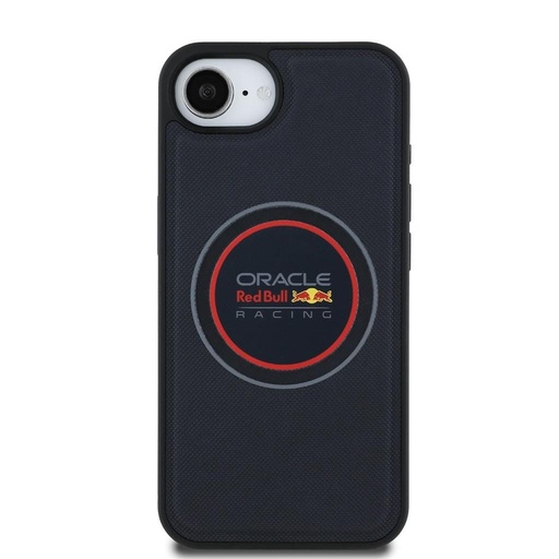 Apple iPhone 16e Red Bull PU Leather Red Ring MagSafe tok (Tengerészkék) – RBHMPSE424PUMEVR
