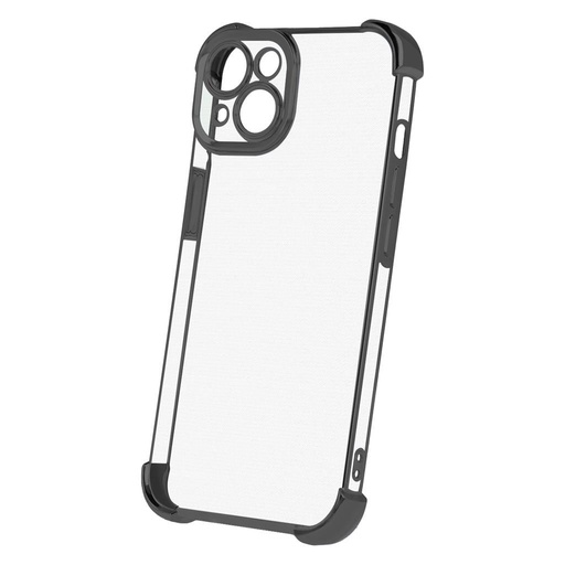 Xiaomi Redmi Note 14 Pro 5G Anti shock chrome hátlap tok (Fekete)