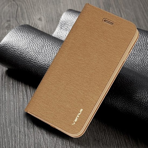 Samsung Galaxy A20s Vennus book notesz tok (Arany)