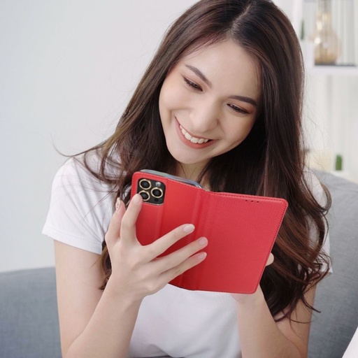 Xiaomi Redmi Note 14 5G Smart book nyitható tok (Piros)