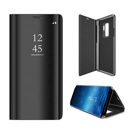 Xiaomi Redmi 8 / Redmi 8A Clear view notesz tok (Fekete)