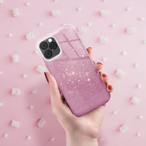 Samsung Galaxy A17 shining hátlap tok (Rózsaszín)