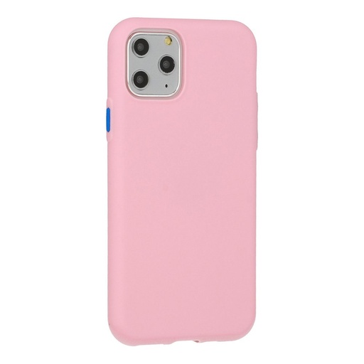 Samsung Galaxy A21S solid szilikon hátlap tok, (Rózsaszín)