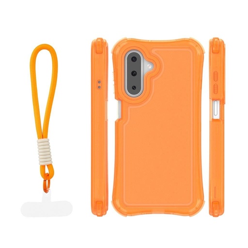 Samsung Galaxy A17 4G / Galaxy A17 5G / Galaxy A26 SafePop hátlap tok (Narancssárga)