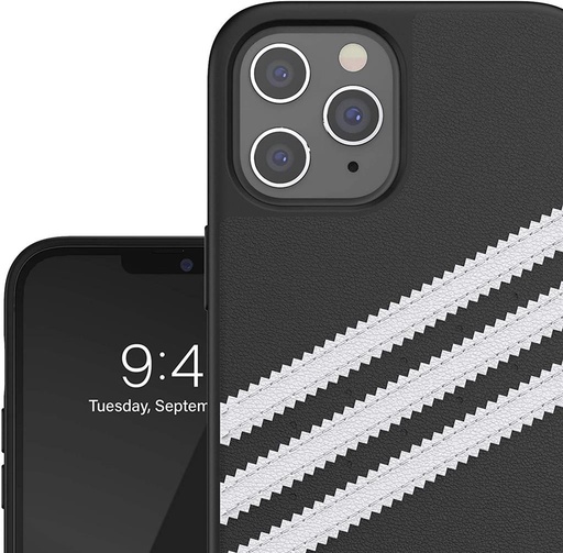 Apple iPhone 12 Pro Max Adidas Moulded prémium hátlap tok, (Fekete)