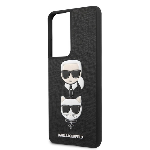 Samsung Galaxy S21 Ultra Karl Lagerfeld Original tok (Fekete) – KLHCS21LSAKICKCBK