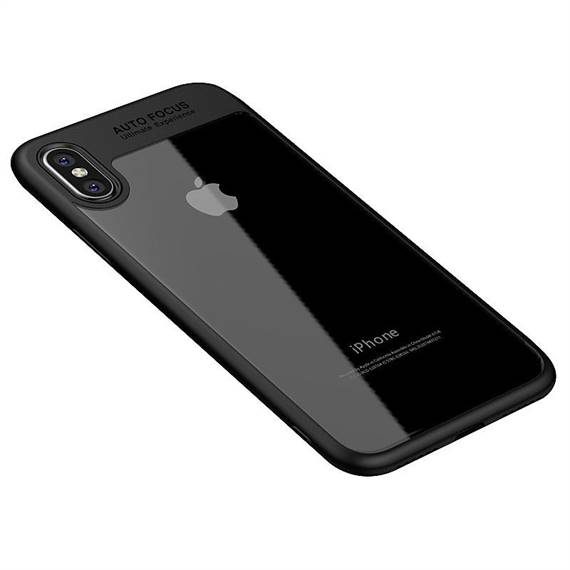 Huawei P20 Lite Ipaky acrylic prémium hátlap tok (Fekete)