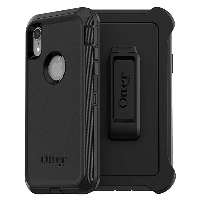 Apple iPhone XR Otterbox defender ütésálló hátlap tok (Fekete)