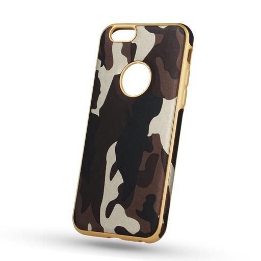 Huawei P10 Lite army hátlap tok, barna (terepmintás)
