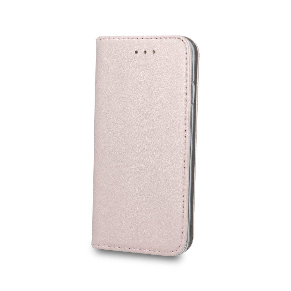Huawei Y6 2018 smart magnetic mágneses notesz tok, rozéarany