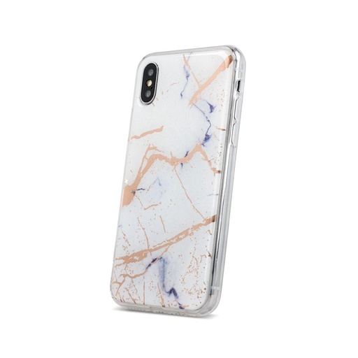 Samsung Galaxy A70 marmur hátlap tok (Fehér)