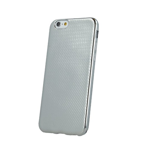 Samsung Galaxy S8 elegance carbon hátlap tok (Ezüst)