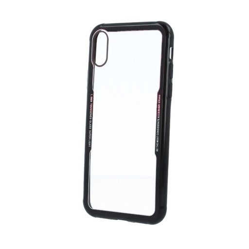 Apple iPhone 7 Plus / iPhone 8 Plus acrylic hátlap tok (Fekete)