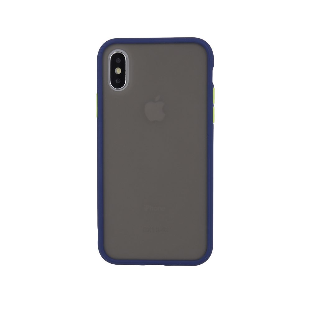 Samsung Galaxy A70 colored buttons hátlap tok (Tengerkék)