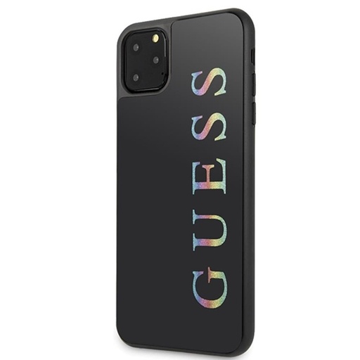 Apple iPhone 11 Pro Max Guess Glitter Logo tok (Fekete) - GUHCN65LGMLBK