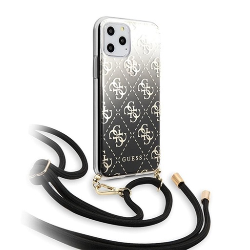 Apple iPhone 11 Pro Guess 4G Electroplated Gradient tok (Fekete) - GUHCN58WO4GBK