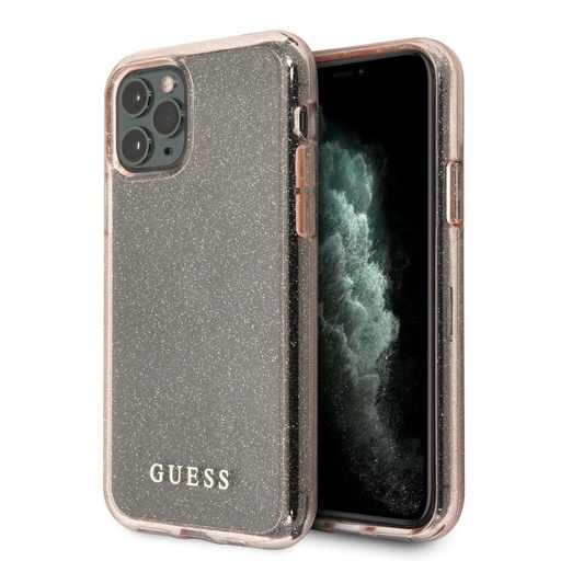 Apple iPhone 11 Pro Max Guess Original Faceplate tok (Rózsaszín) - GUHCN65PCGLPI