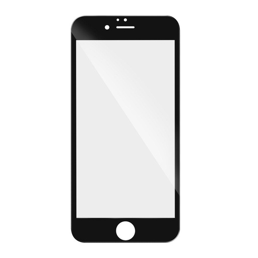 Apple iPhone 6/7/8 5D full glue üvegfólia teljes kijelzőre, átlátszó (fekete keret)