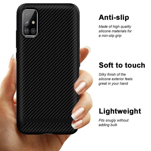 Apple iPhone 11 Pro carbon protect hátlap tok (Fekete)