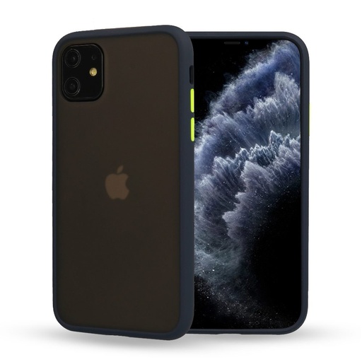 Apple iPhone X / iPhone XS Vennus color button hátlap tok (Tengerkék)