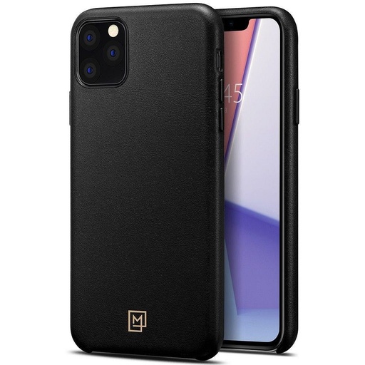Apple iPhone 11 Pro Spigen La Manon prémium hátlap tok (Fekete)