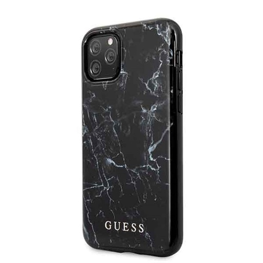 Apple iPhone 11 Pro Guess Marble tok (Fekete) - GUHCN58PCUMABK
